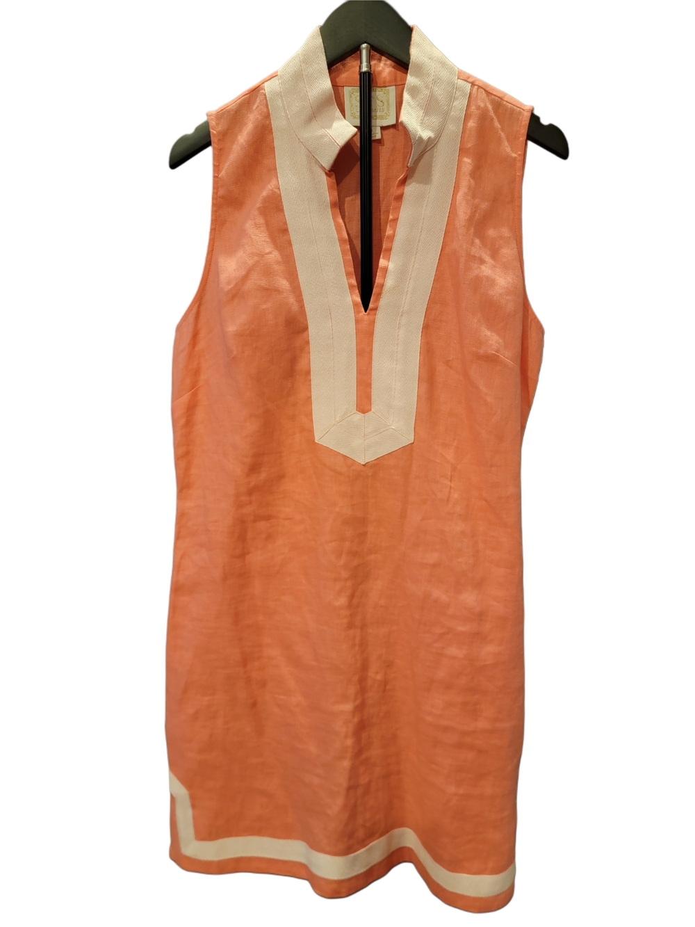 Sail to Sable Coral Dress with Gold Label - SIZE L - EUC